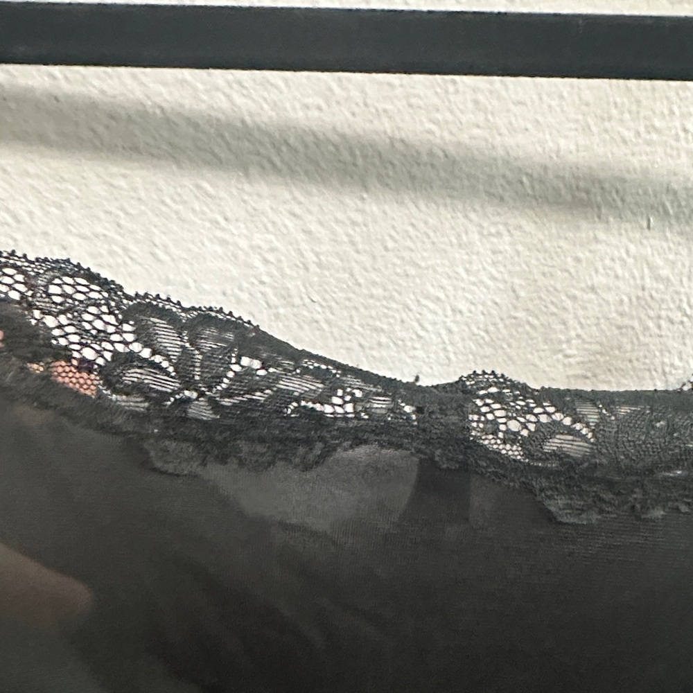 torrid Black Lace Trim Satin Slip - Picture 11 of 13